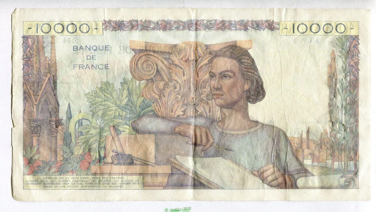 10 000 FRANCS GENIE Français- Type 1945