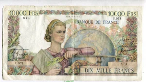 10 000 FRANCS GENIE Français- Type 1945