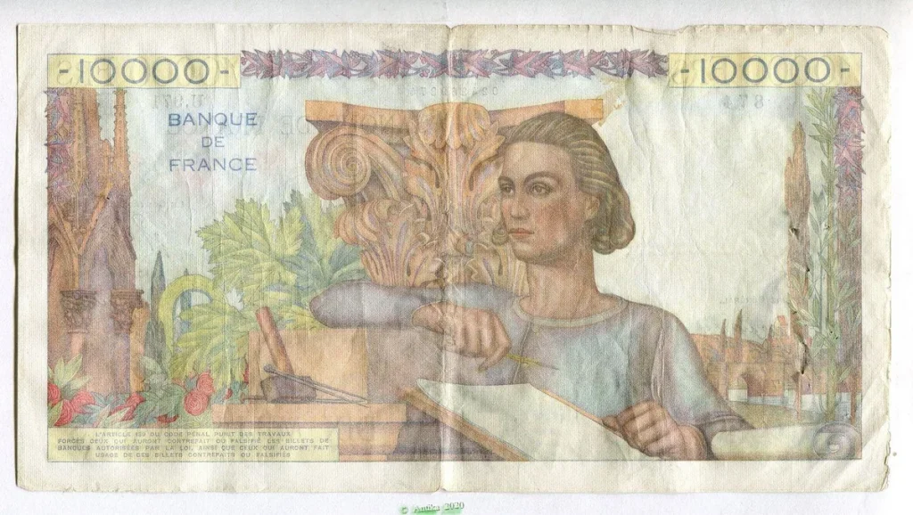 10 000 FRANCS GENIE Français- Type 1945