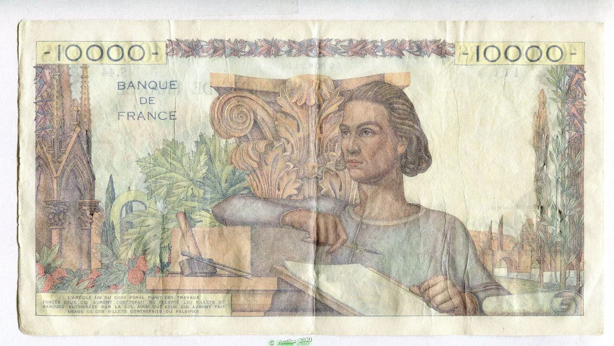 10 000 FRANCS GENIE Français- Type 1945