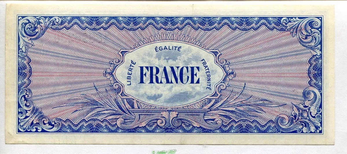 100 FRANCS Verso "France"
