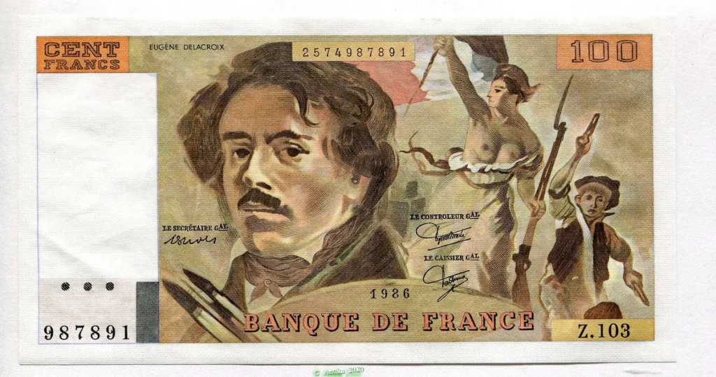 100 FRANCS DELACROIX - Type 1978 modifié