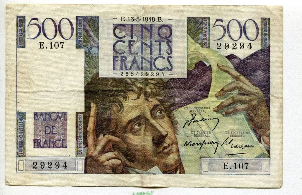 500 FRANCS CHATEAUBRIAND - Type 1945