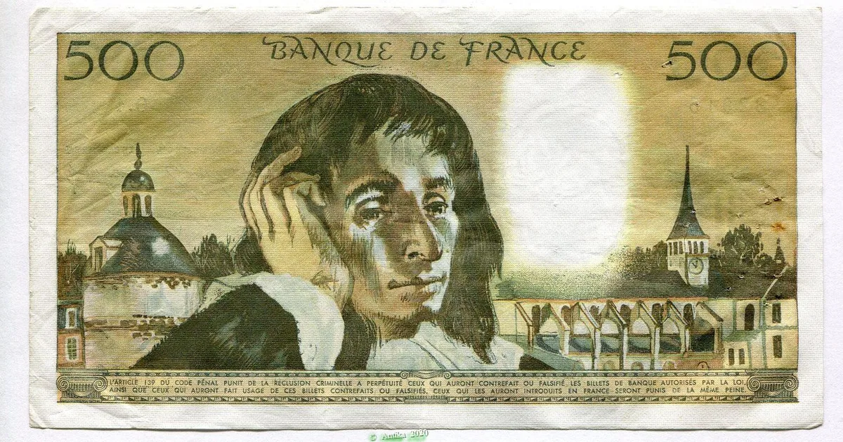 500 FRANCS PASCAL - Type 1968