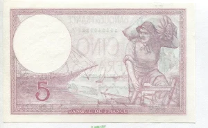 5 FRANCS VIOLET - Type 1917 modifié