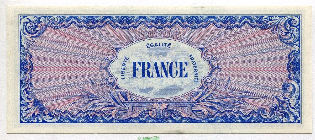 100 FRANCS Verso "France"