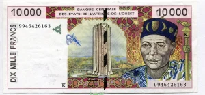 10000 FRANCS Homme & tour