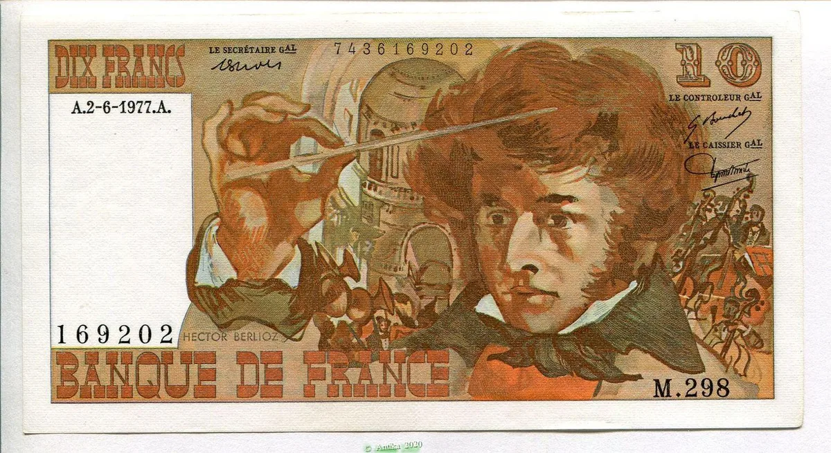 10 FRANCS BERLIOZ - Type 1972