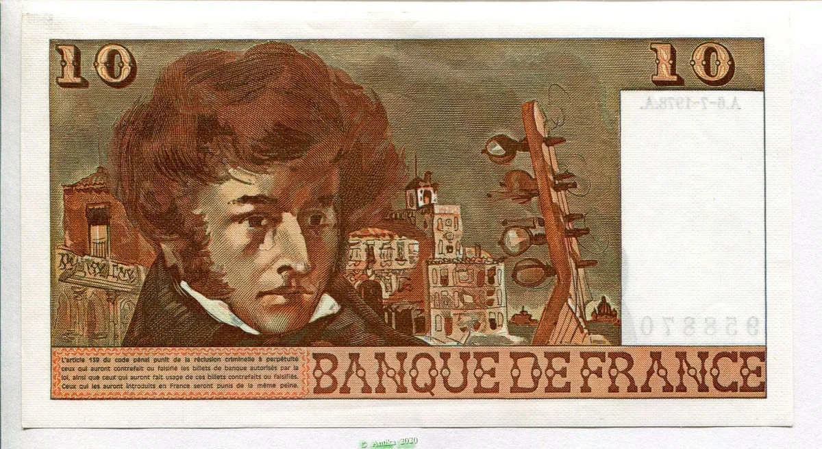 10 FRANCS BERLIOZ - Type 1972