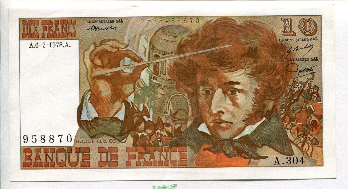 10 FRANCS BERLIOZ - Type 1972