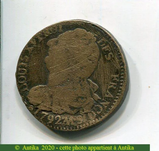 2 SOLS FRANCOIS, An 3 à 5 LOUIS XVI