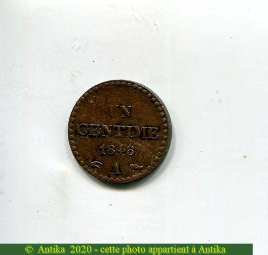 1 CENTIME DUPRE