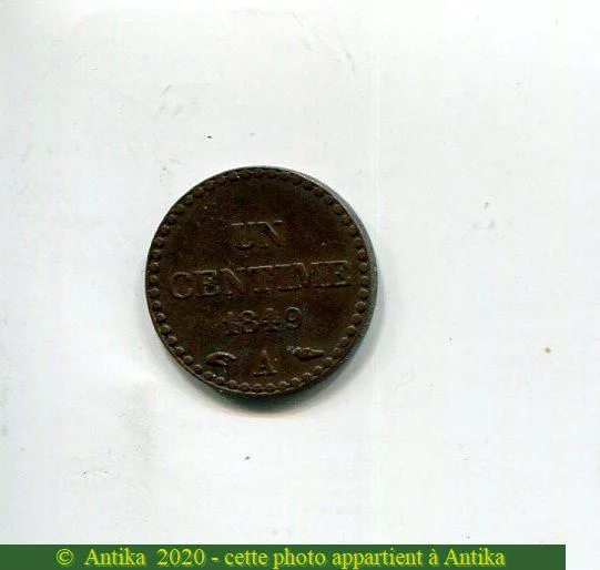 1 CENTIME DUPRE