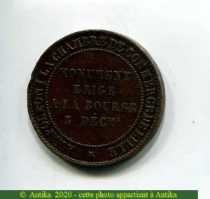 10 CENT Médaille Bronze doré