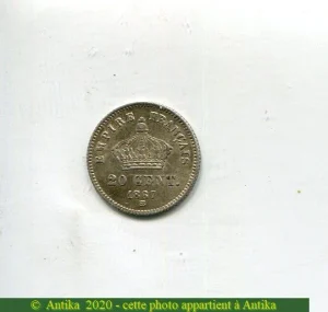 20 CENTIMES NAP III T.L G.M