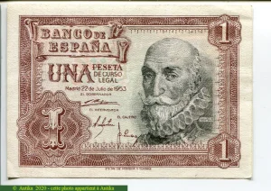 1 Peseta Marques de Santa Cruz * *