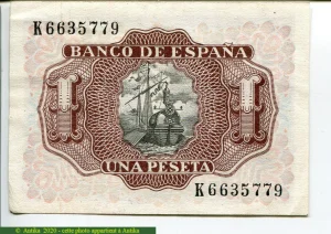 1 Peseta Marques de Santa Cruz * *