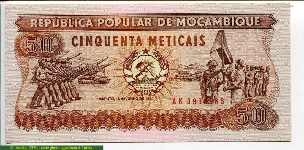 Le lot 50 & 100 Meticais