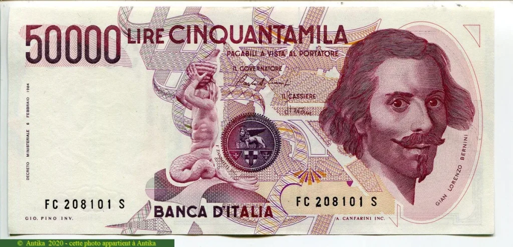 50000 Lire G.L Benini