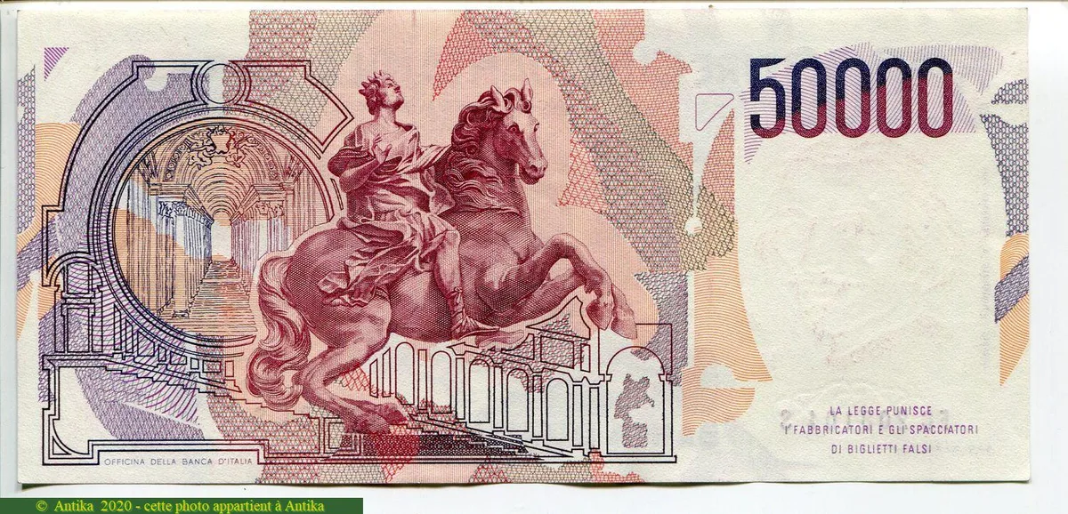 50000 Lire G.L Benini