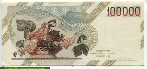 100 000 Lire Caravaggio * * * *