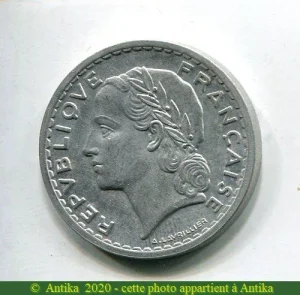 5 FRANCS LAVRILLIER Aluminium