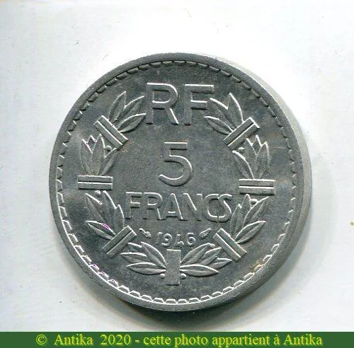 5 FRANCS LAVRILLIER Aluminium