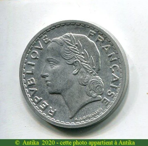 5 FRANCS LAVRILLIER Aluminium