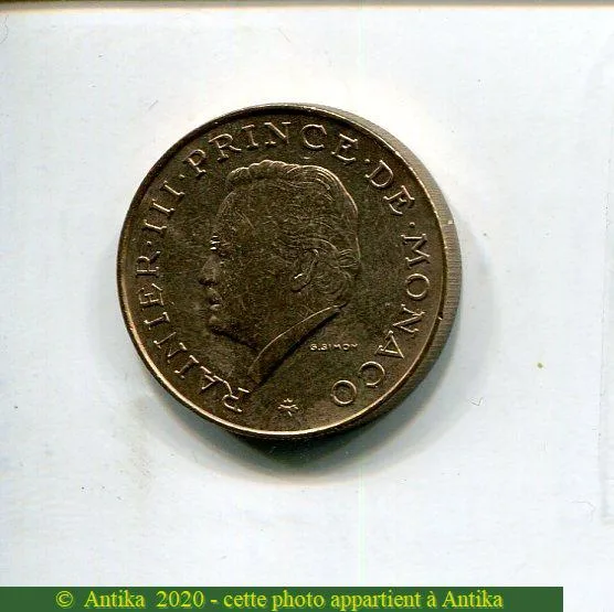 10 FRANCS RAINIER III 1949-2005