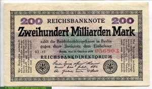 200 Milliarden Mark Uniface 056903