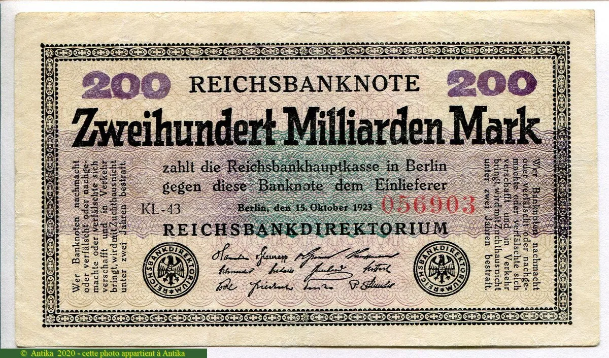 200 Milliarden Mark Uniface 056903