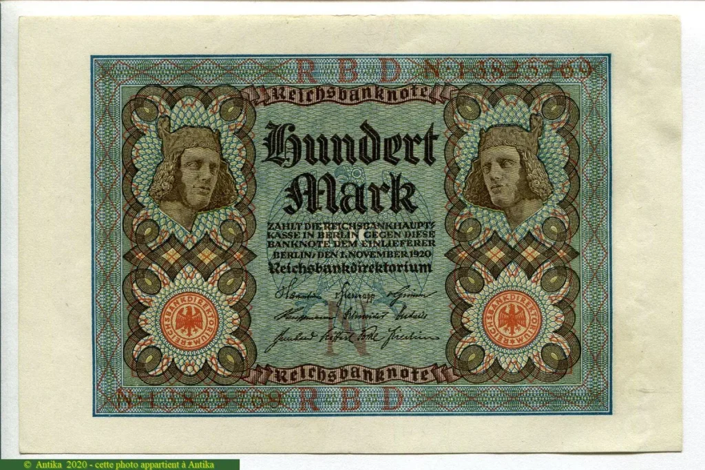 100 Mark Bamberg Horseman 8 Chiffres * *