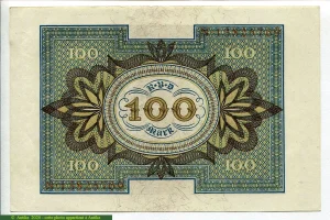 100 Mark Bamberg Horseman 8 Chiffres * *