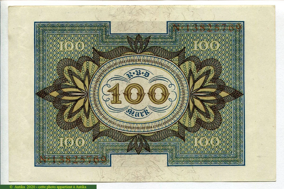 100 Mark Bamberg Horseman 8 Chiffres * *