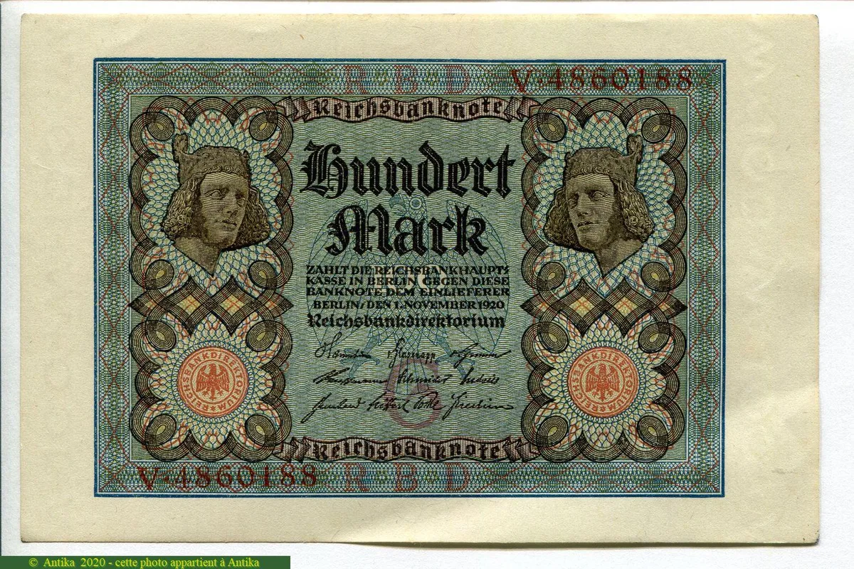 100 Mark Bamberg Horseman 7 Chiffres