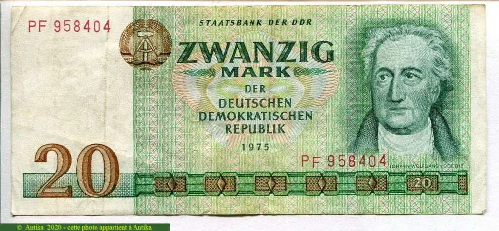20 Mark Johann Wolfgang von Goethe