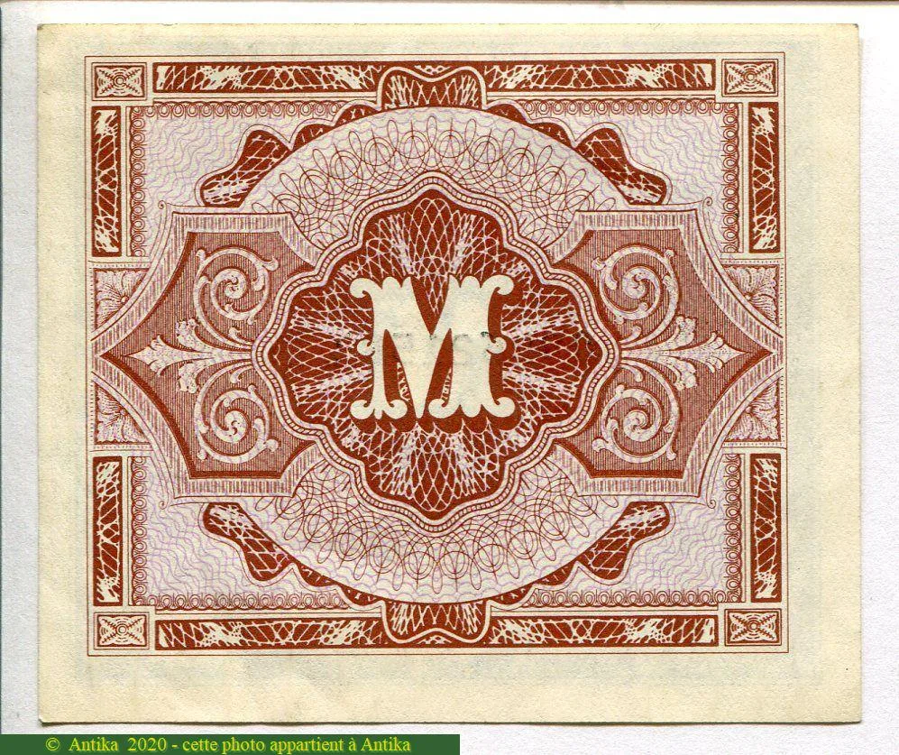 1 Mark Autorité militaire alliée Impression Américaine