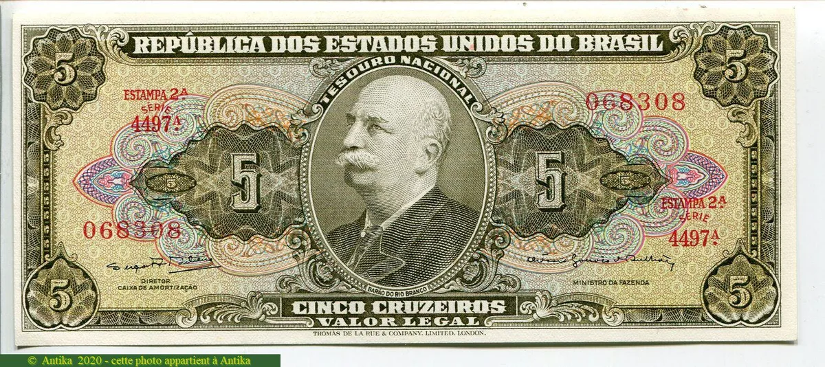 5 Cruzeiros Barao Do Rio Branco * *