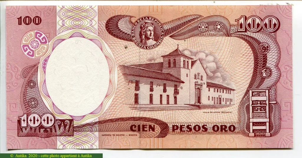 100 Pesos Oro Narino
