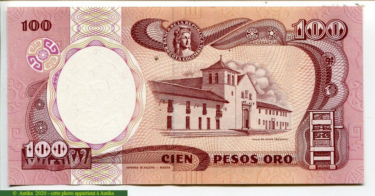 100 Pesos Oro Narino
