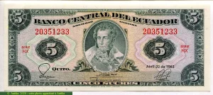 5 Sucres Antonio José de Sucre * *