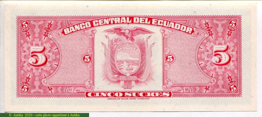 5 Sucres Antonio José de Sucre