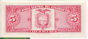 5 Sucres Antonio José de Sucre