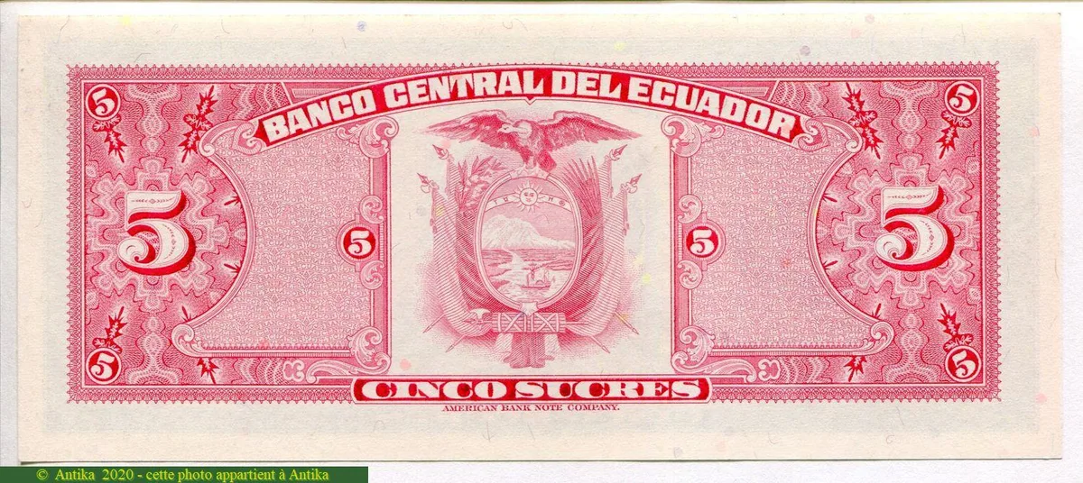 5 Sucres Antonio José de Sucre