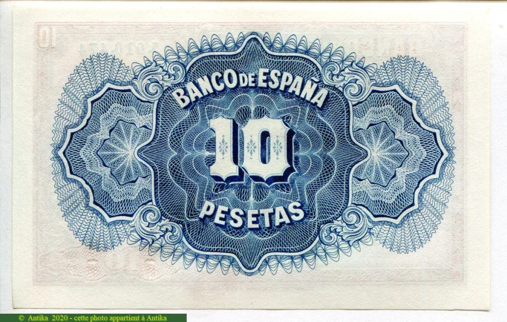 10 Pesetas Jeune Femme * * * * * *