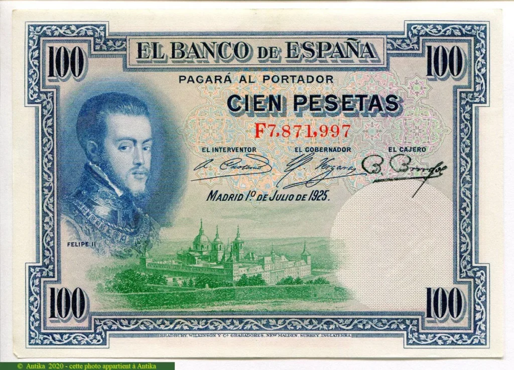 100 Pesetas Felipe II * *