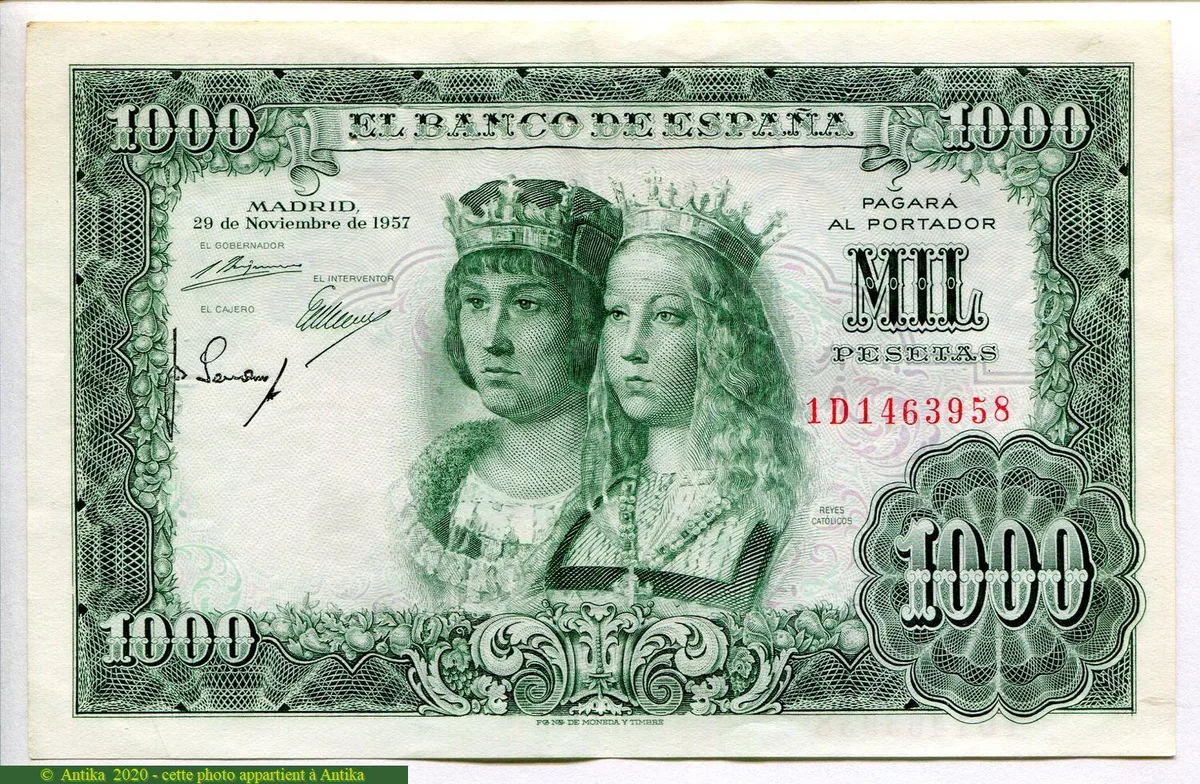 1000 Pesetas Reyes Catolicos PROMO