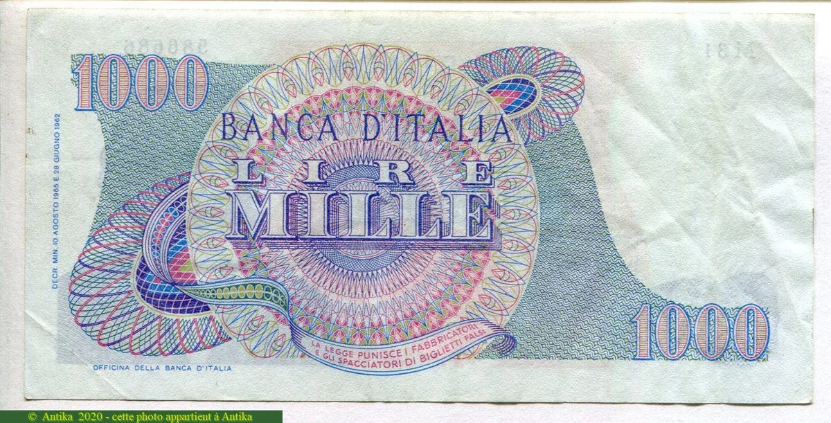 1000 Lire G.Verdi
