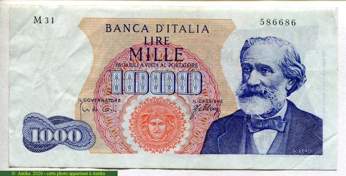 1000 Lire G.Verdi