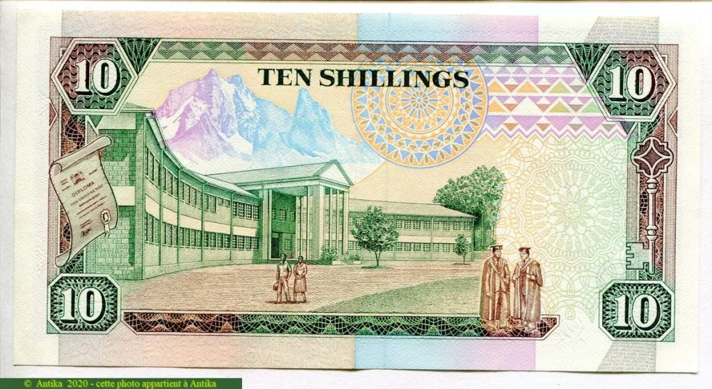 10 Shilingi Président Daniel Toroitich Arap
